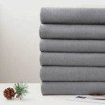 ПРОМО комплект - сиви поларени одеяла 130х160 см.  